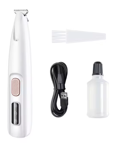 LED Waterproof Dog Paw Trimmer with Wide Blade